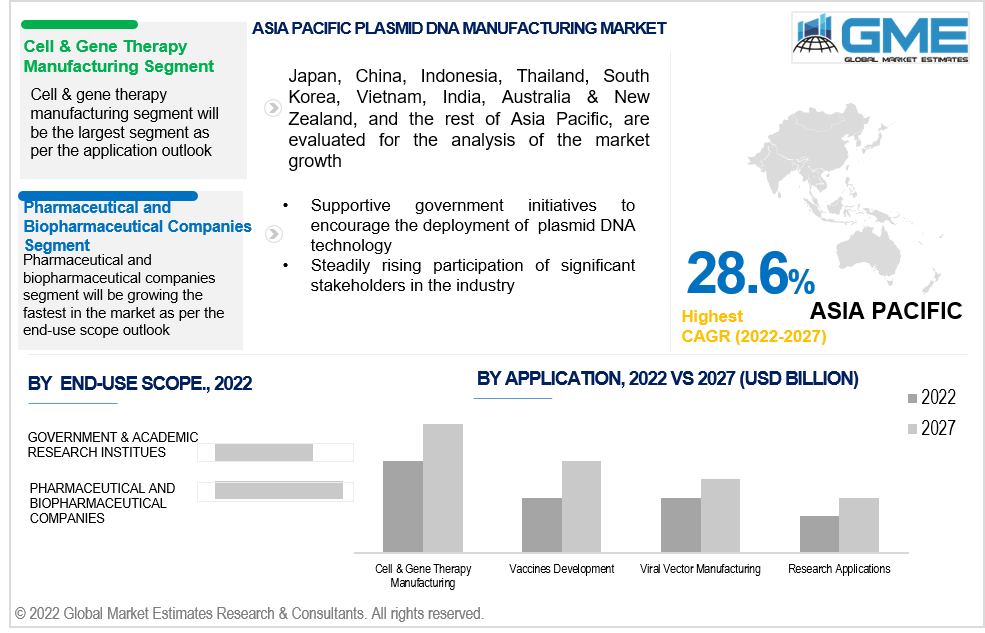 asia pacific plasmid dna manufacturing market 