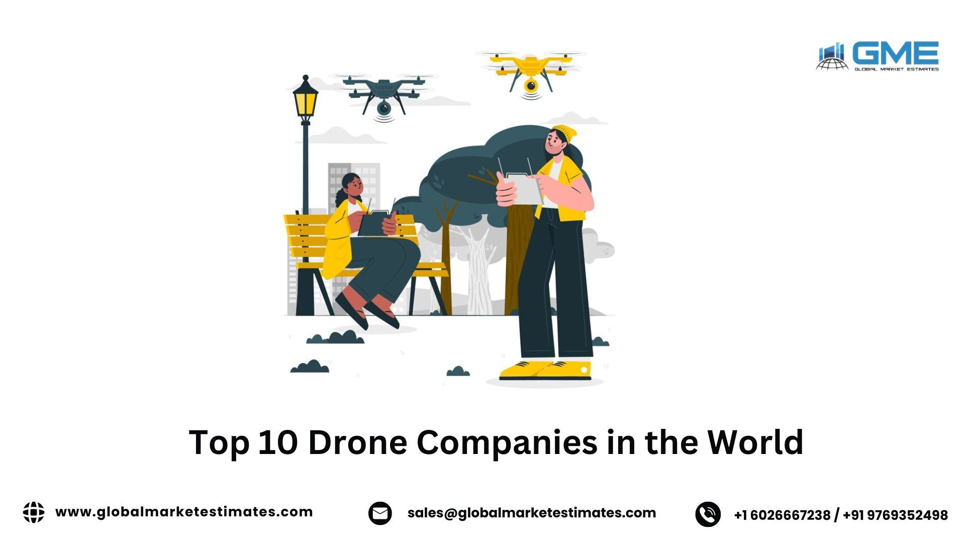 top 10 drone companies in the world